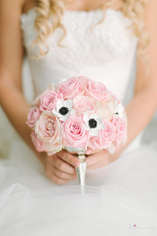 Свадьба в стиле Chanel, букет невесты