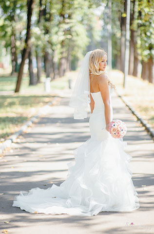 Свадьба в стиле Chanel, образ невесты