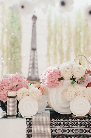 Свадьба в стиле Chanel, флористика