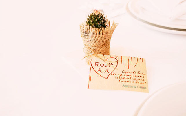 свадьба в стиле эко-рустик с бирюзовыми акцентами, бонбоньерки в эко-стиле