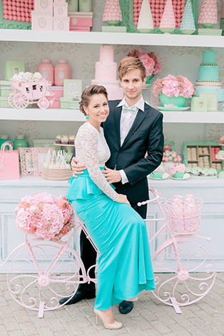 Свадьба в стиле французского кондитерского дома Ladurée, гости