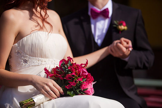 свадьба в стиле Оскар, букет невесты