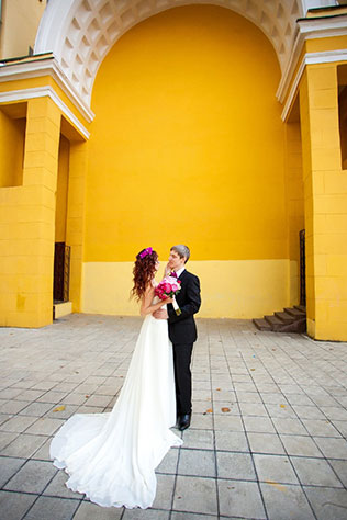 свадьба в стиле Оскар, фотосессия жениха и невесты