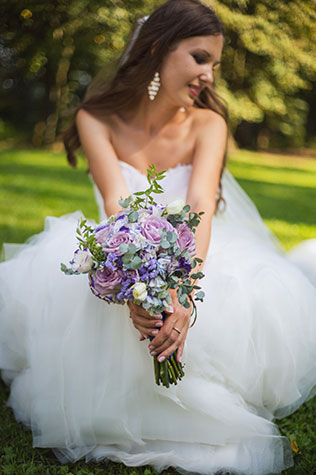 свадьба в стиле поп-арт, букет невесты