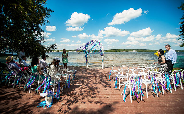 свадьба в стиле поп-арт, место церемонии