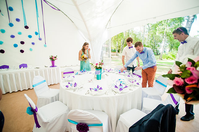 свадьба в стиле поп-арт, место торжества