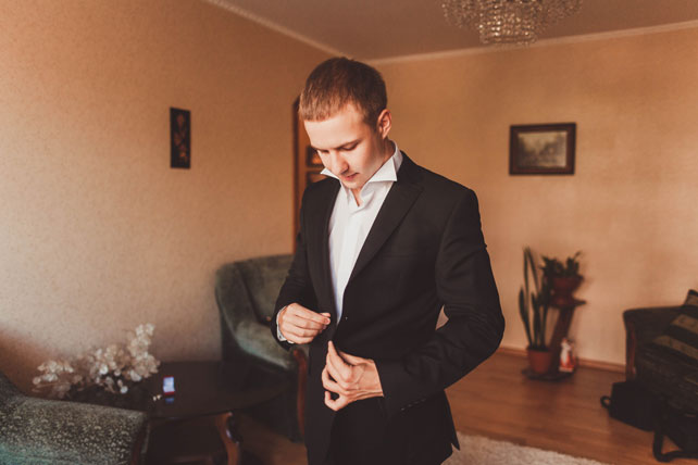 свадьба в стиле прованс, образ жениха