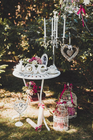 свадьба в стиле прованс, декор свадьбы