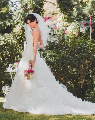 свадьба в стиле прованс, образ невесты