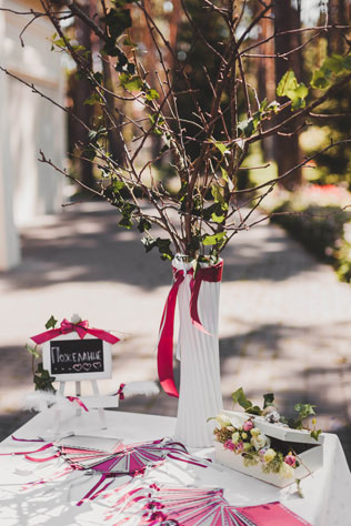 свадьба в стиле прованс, дерево пожеланий