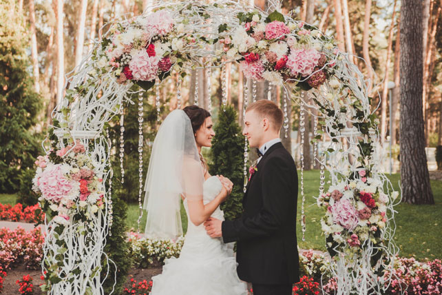 свадьба в стиле прованс, церемония