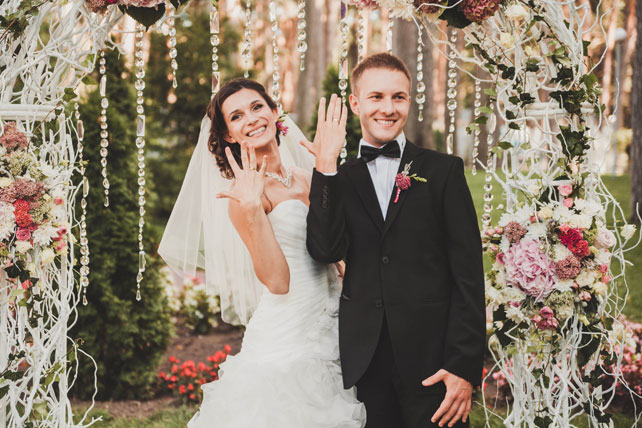 свадьба в стиле прованс, церемония