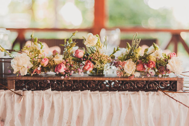свадьба в стиле прованс, цветочное оформление