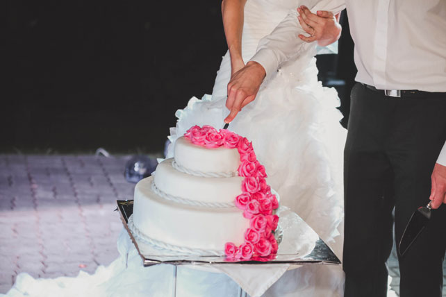 свадьба в стиле прованс, торт