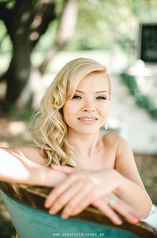 свадьба в стиле путешествия, образ невесты