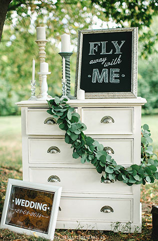 свадьба в стиле путешествия, декор фотосессии