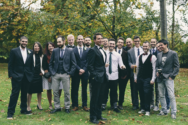 Свадьба в стиле ретро-рок, гости свадьбы