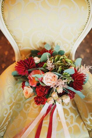 свадьба в яхт-клубе, букет невесты