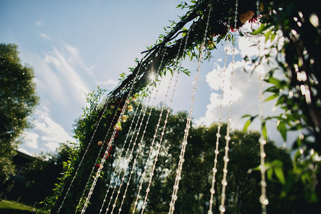 свадьба в яхт-клубе, свадебная арка