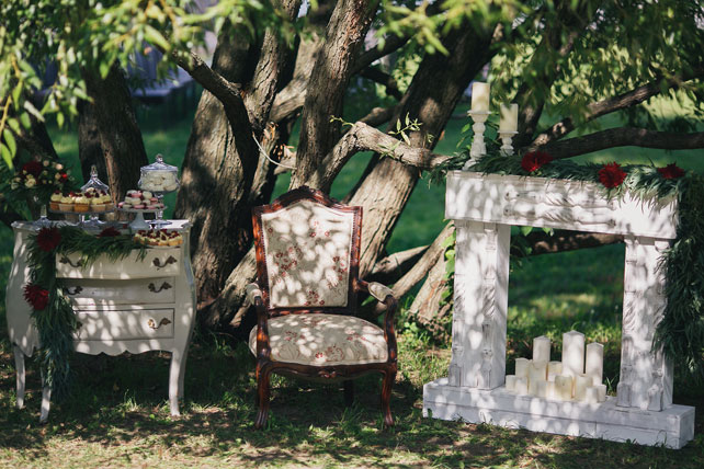 свадьба в яхт-клубе, сладкий стол