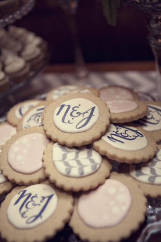 Печеньки, печенье с именами молодоженов