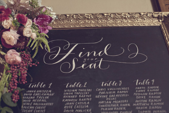 План рассадки