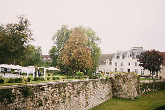 свадьба в замке Франции, место церемонии
