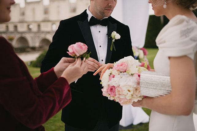 свадьба в замке Франции, церемония