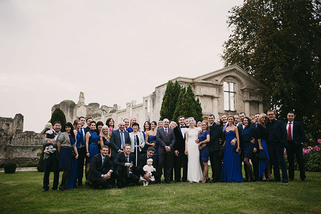 свадьба в замке Франции, гости на свадьбе