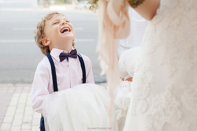 свадьба во французском стиле, дети на свадьбе
