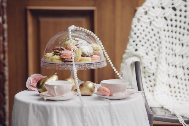 свадьба во французском стиле, макаруны