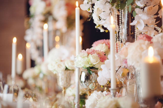 свадьба во французском стиле, оформление стола