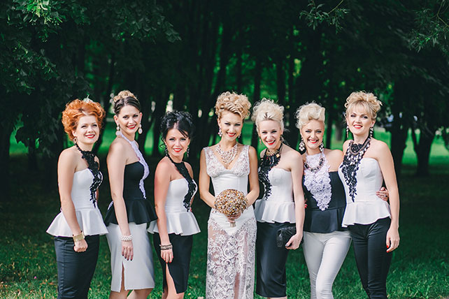 свадьба за 30 дней, рок и барокко, невеста с подружками
