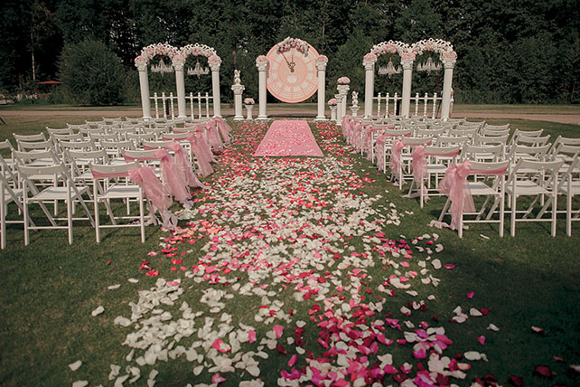 Свадьба по мотивам сказки «Золушка», место церемонии