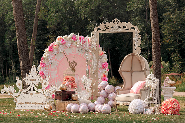 Свадьба по мотивам сказки «Золушка», фотозона