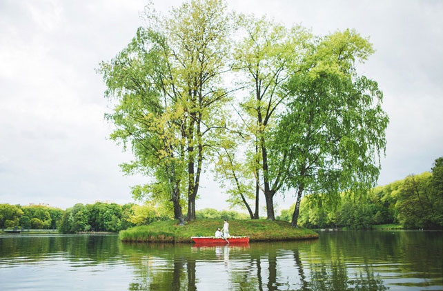 Свадебная прогулка на лодке, приглашения
