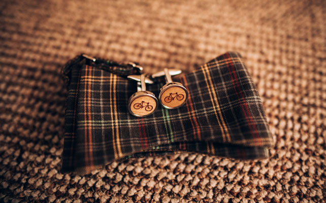 свадьба в бирюзовом цвете, аксессуары жениха