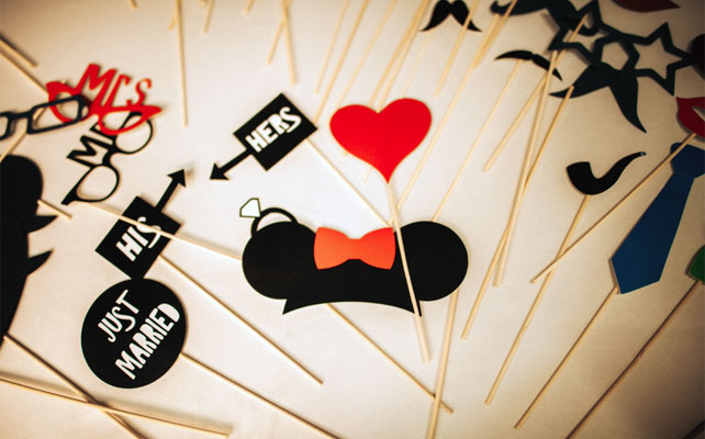 свадьба в бирюзовом цвете, аксессуары для фотосессии