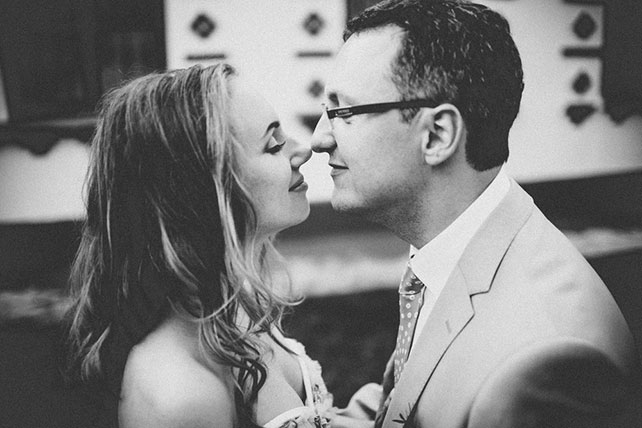 Свадебный завтрак, жених и невеста