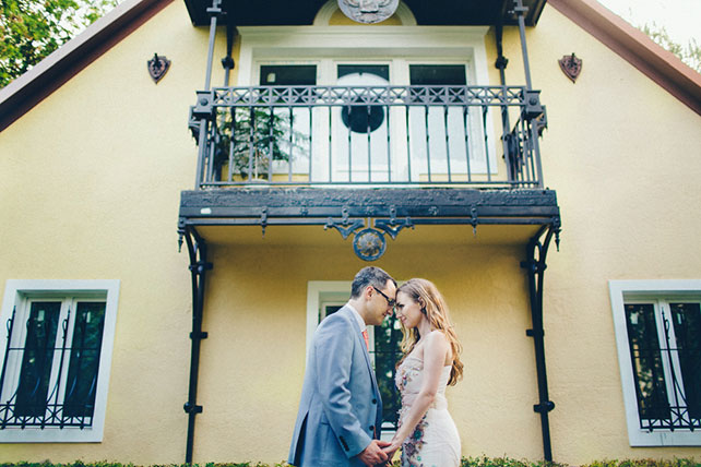 Свадебный завтрак, невеста и жених