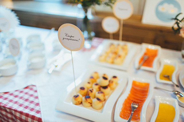 Свадебный завтрак, закуски