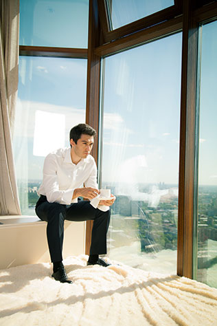 Телевизионная свадьба, утро жениха