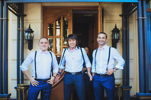 Телевизионная свадьба, друзья жениха