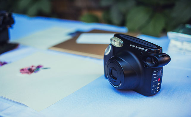 Телевизионная свадьба, полароид фото для гостей