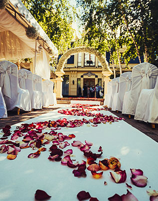 Телевизионная свадьба, место церемонии