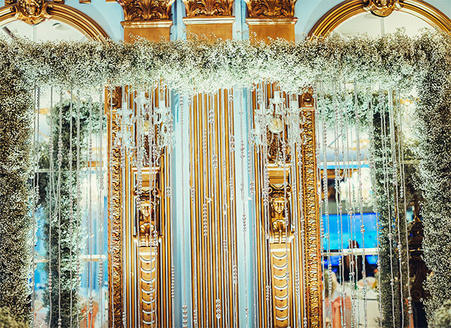 Телевизионная свадьба, задник