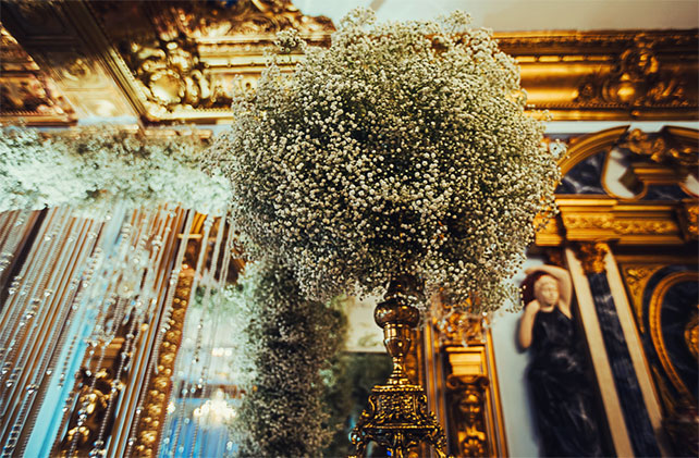 Телевизионная свадьба, флористика