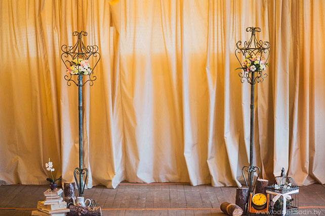 трогательная свадьба, церемония