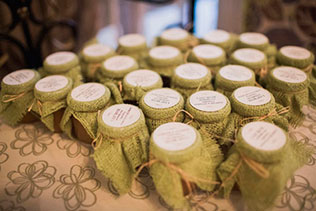 трогательная свадьба, бонбоньерки