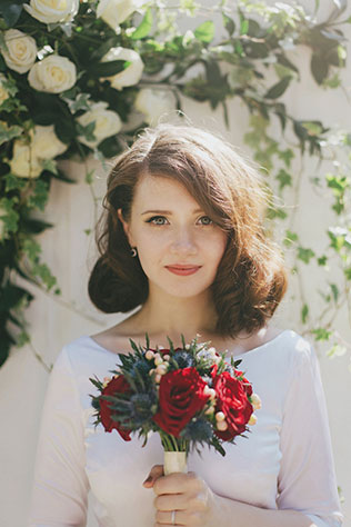 твидовая свадьба, образ невесты